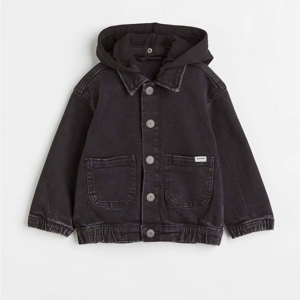Hooded denim jacket boys size 10